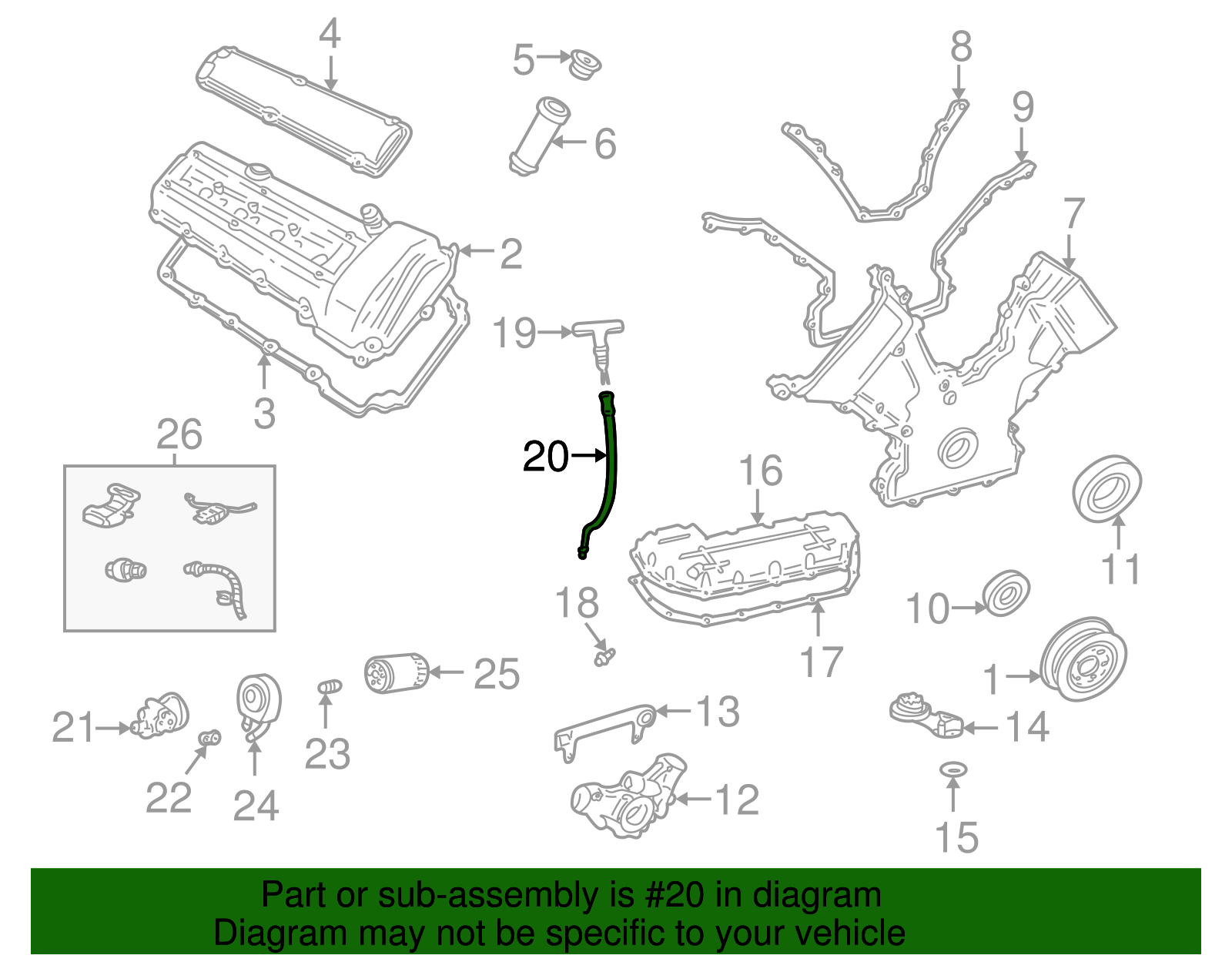 Tube Assembly - Ford (XW4Z-6754-AD)