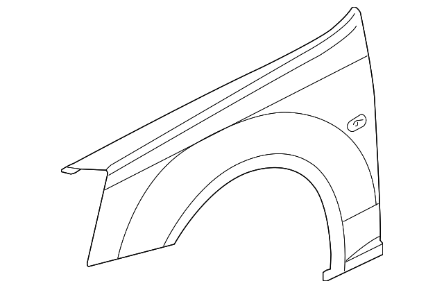 Front Passenger Side Fender - Cadillac (89025517)
