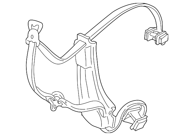 Belt Kit, P/Seat (Retr Side)           *Bla*Black - GM (88893521)