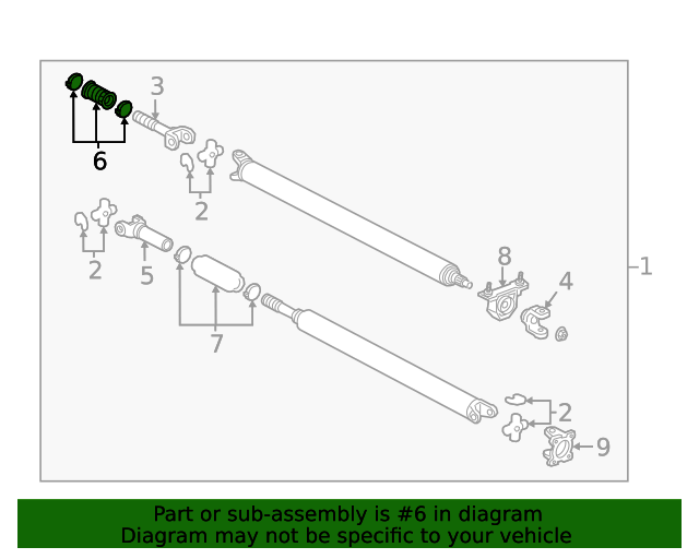 20192023 GM Drive Shaft Slip Yoke Boot 23126611 GM