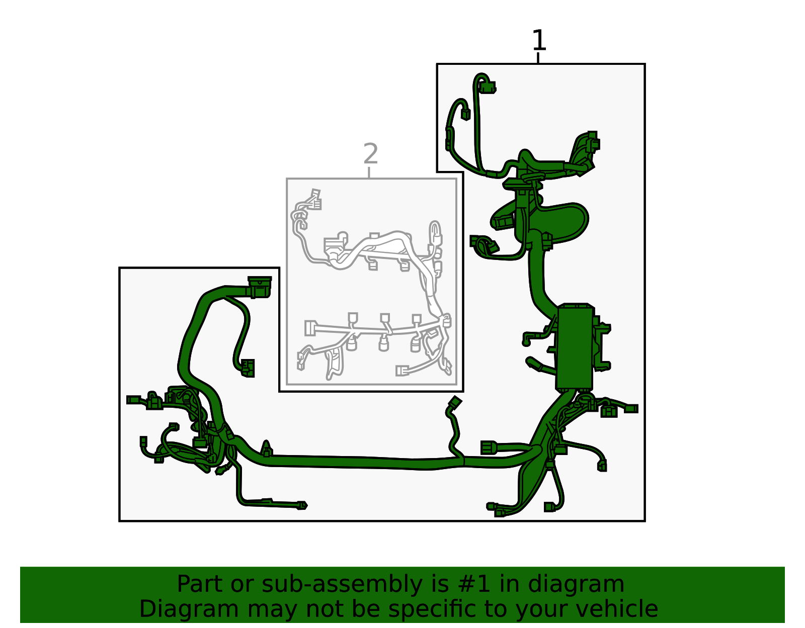 Wire Harness - Ford (HA1Z-12A581-BD)