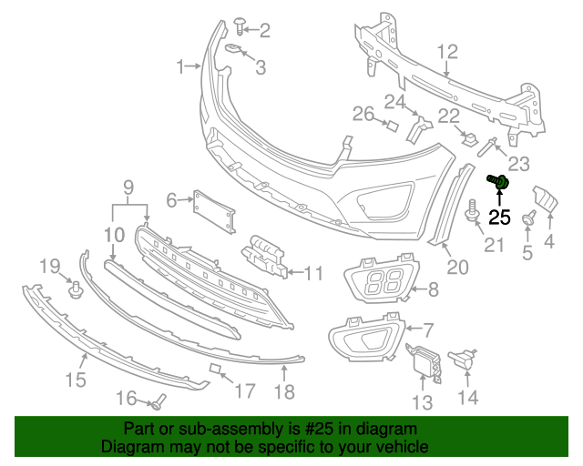20042020 Kia OEM NEW 0420 Kia Quarter Panel Splash Shield Bolt LH/RH