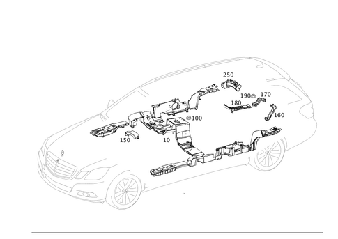Cable Covers and Cable Ducts for 2012 Mercedes-Benz E 350 | Mercedes ...