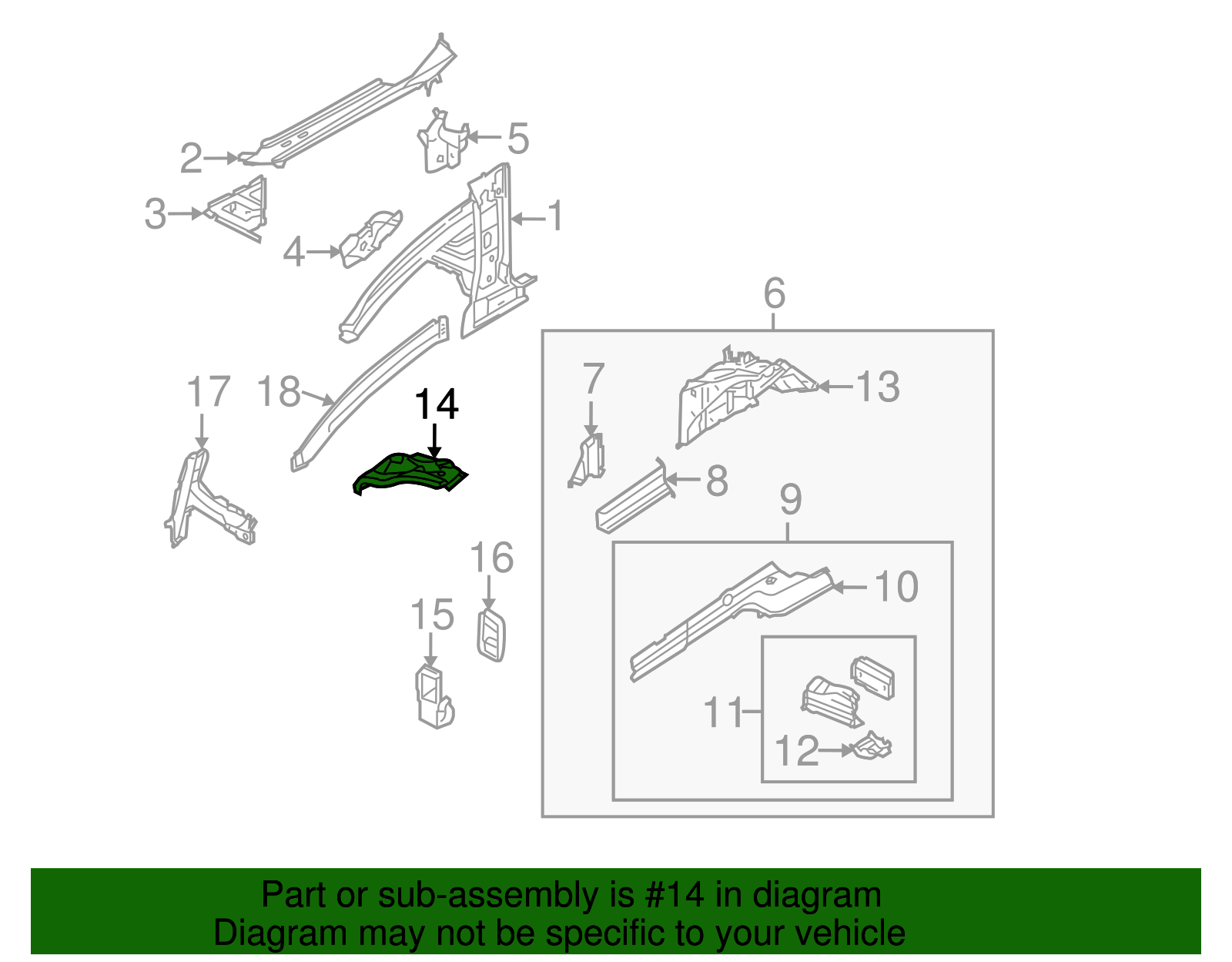 Apron Reinforced - Volkswagen (7L0-803-689-B)