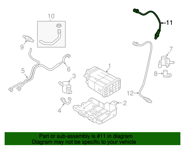 392103CCA0 Oxygen Sensor 20112018 Kia Sorento World Kia Parts
