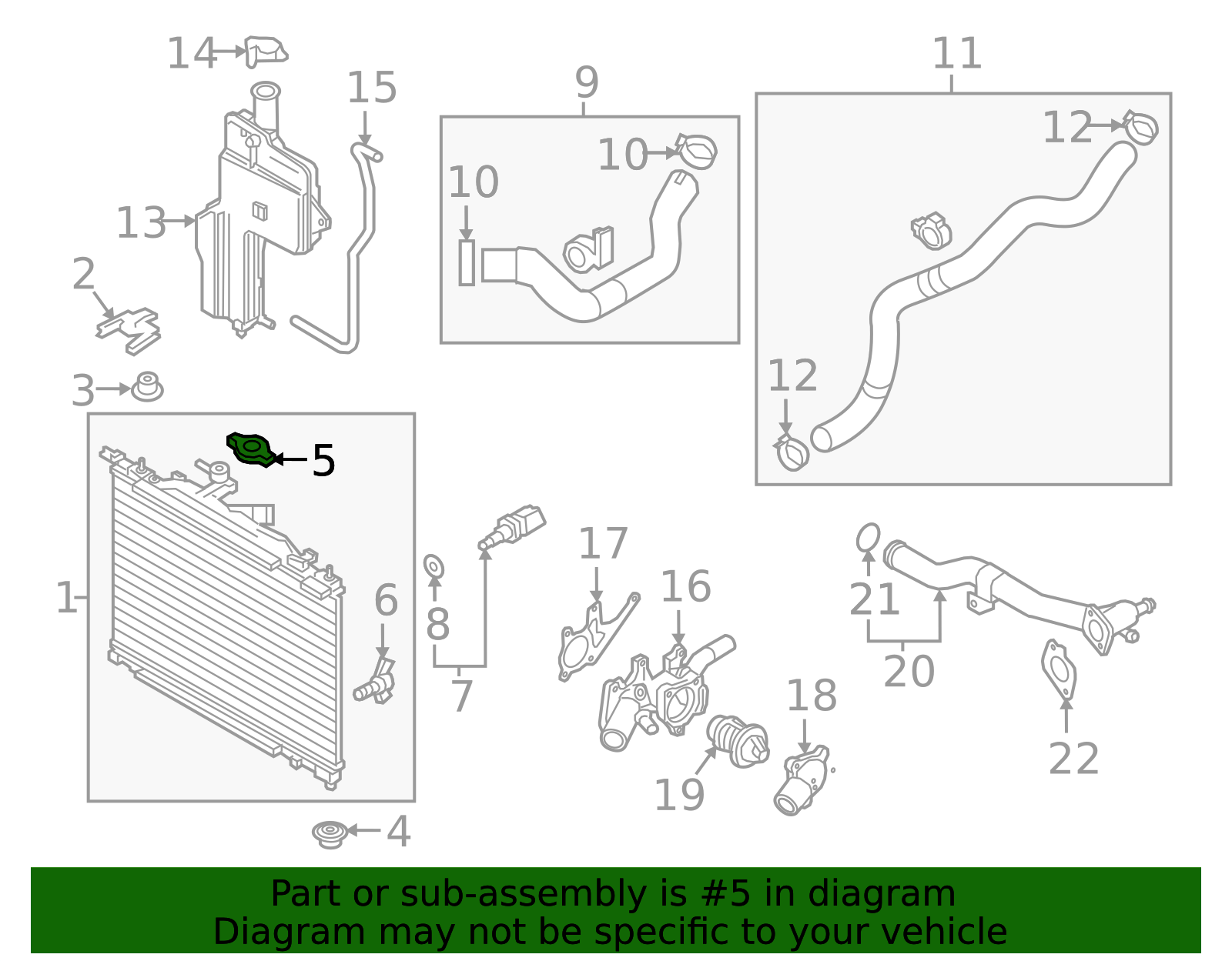 Radiator Cap - Scion (16401-WB001)