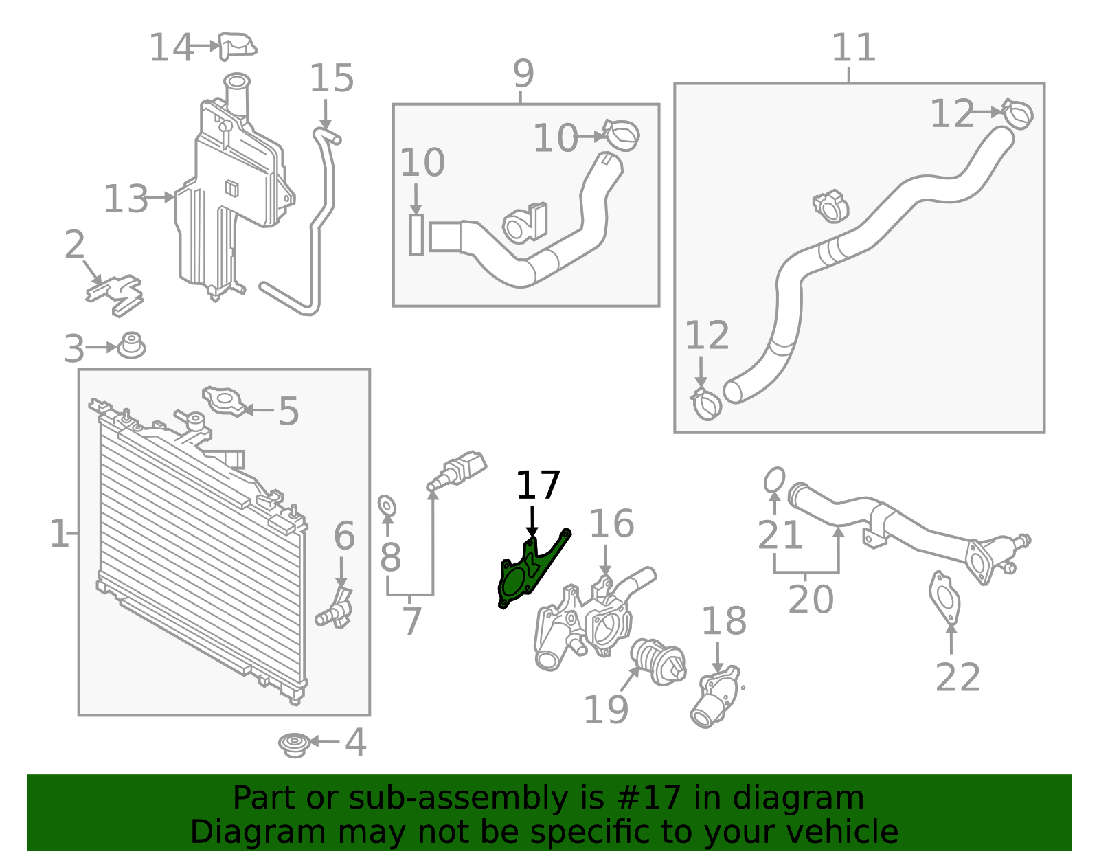 Thermostat Housing Gasket - Scion (16326-WB001)