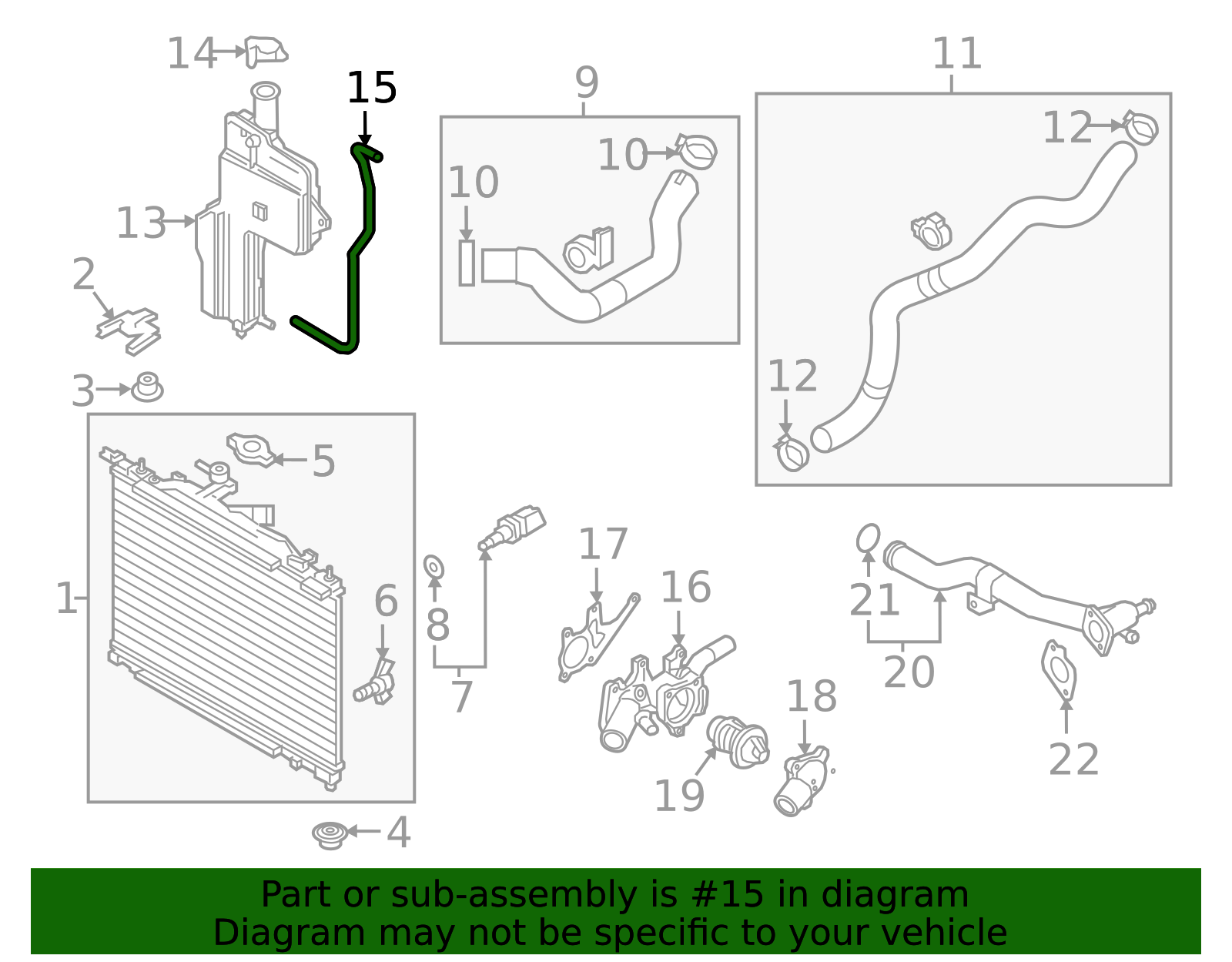 By-Pass Hose - Scion (16261-WB001)