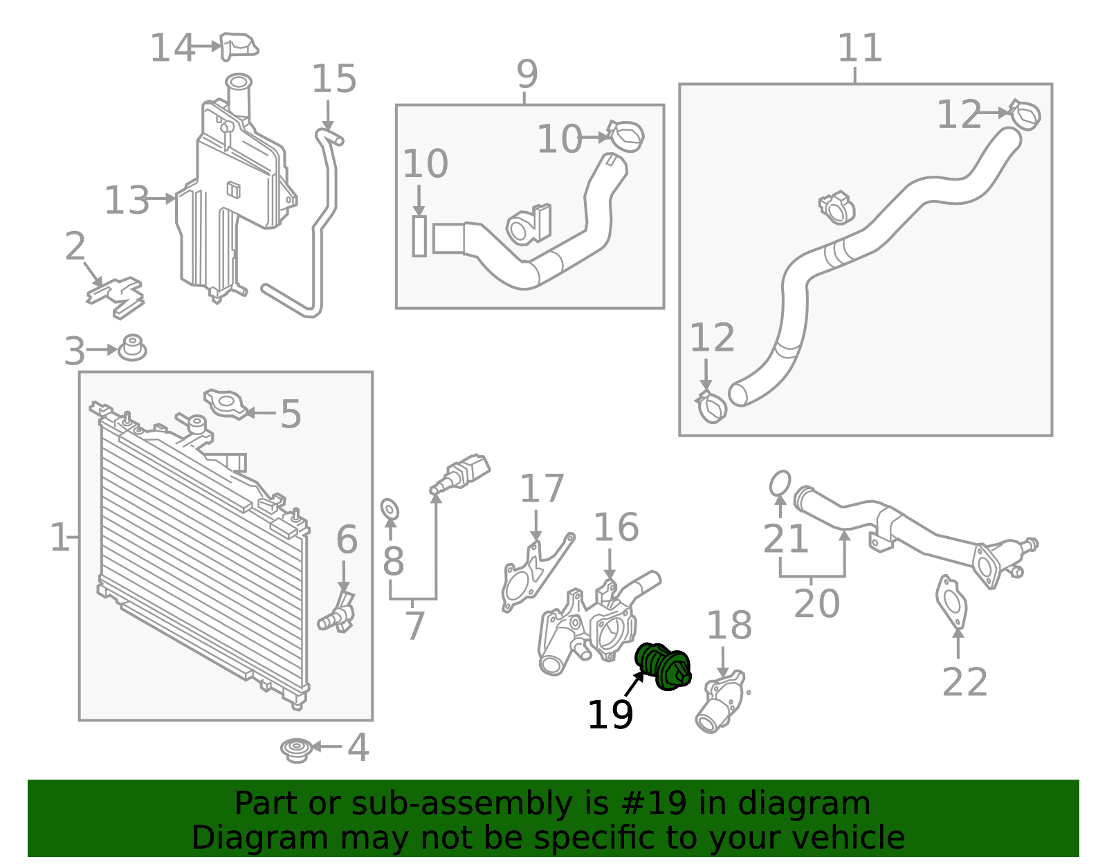 Thermostat - Toyota (90118-WB459)