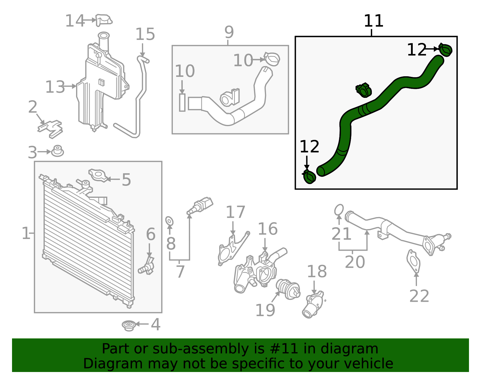 Lower Hose - Scion (16572-WB002)