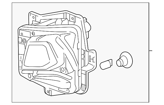Passenger Side Headlamp - GM (87846089)