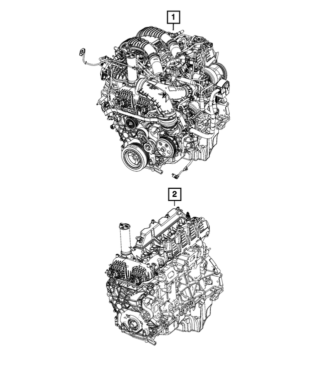 2025 Ram 1500 Complete Engine 68545430AE Mopar eStore