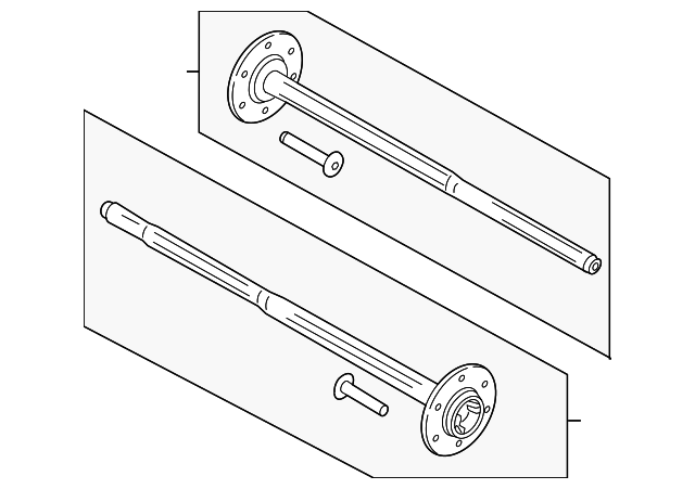 Genuine Ford 7L3Z-4234-D Axle Shaft Assembly Rear Genuine Ford 7L3Z-4234-D Axle Shaft Assembly Rear