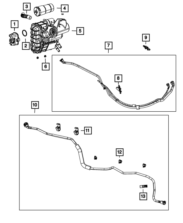 CHRYSLER OEM-Vapor Canister Purge Valve 4627182AA