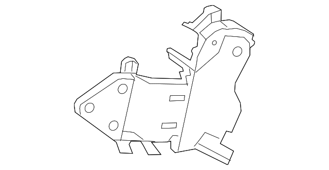 212-733-02-08 - Lock Assembly Inner Cover 2010-2016 Mercedes-Benz 