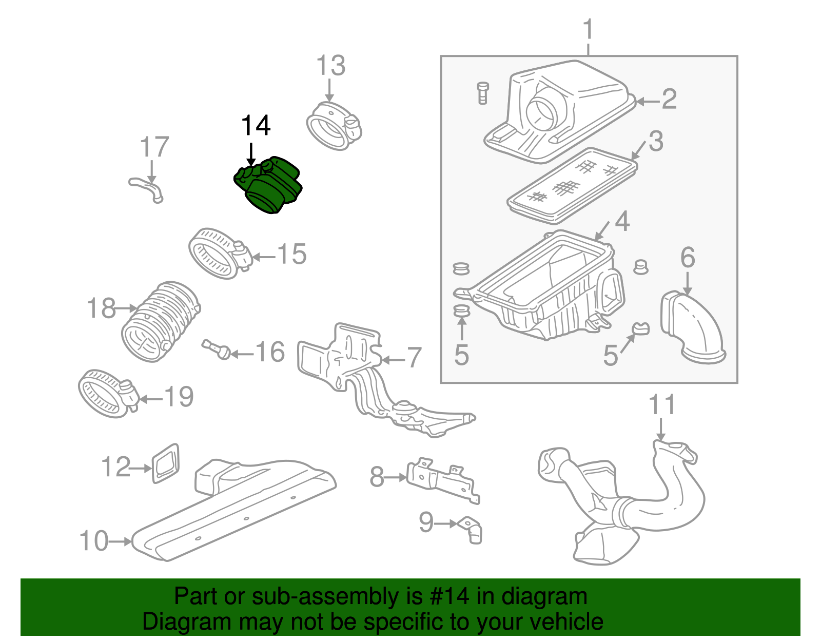 Mass Airflow Sensor Kit with Wiring Connector - GM (19332971)