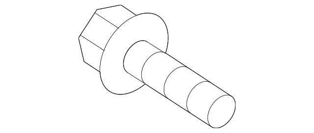 Crankshaft Pulley Bolt - Toyota (90118-WB430)