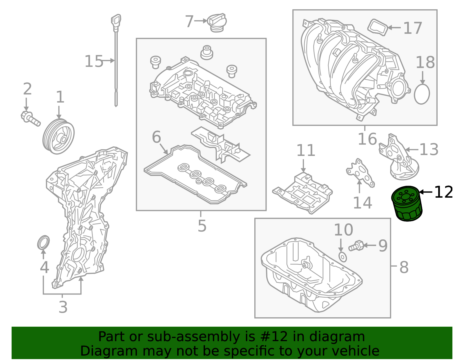 Oil Filter - Scion (90118-WBA40)