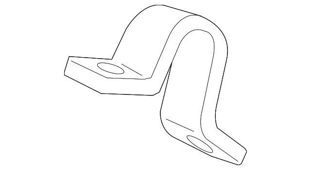 Rear Suspension Stabilizer Shaft Insulator Clamp - GM (15086908)