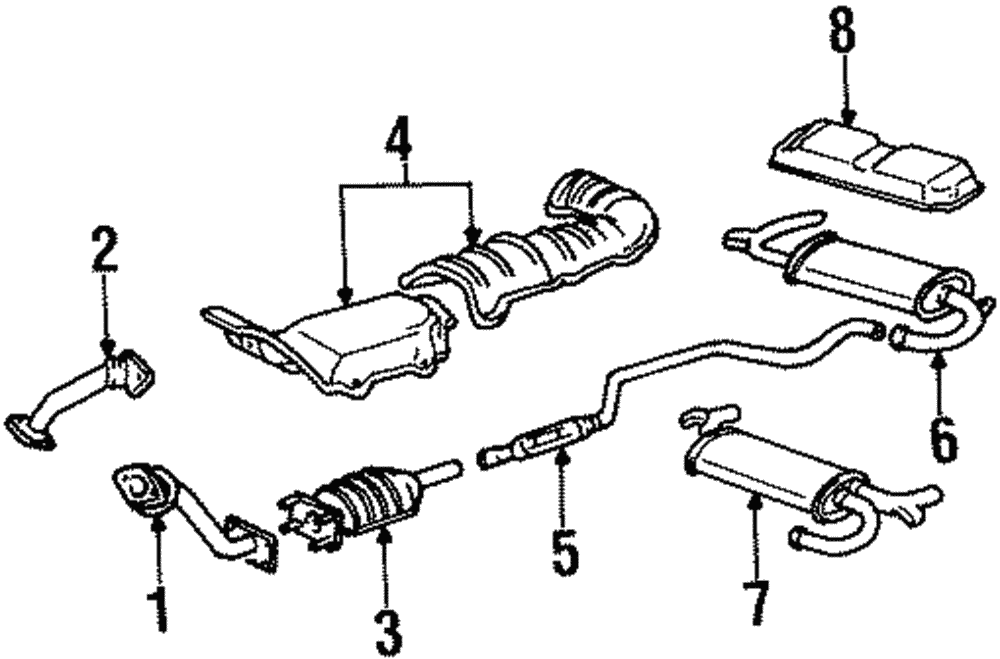 Muffler & Pipe - GM (25646322)