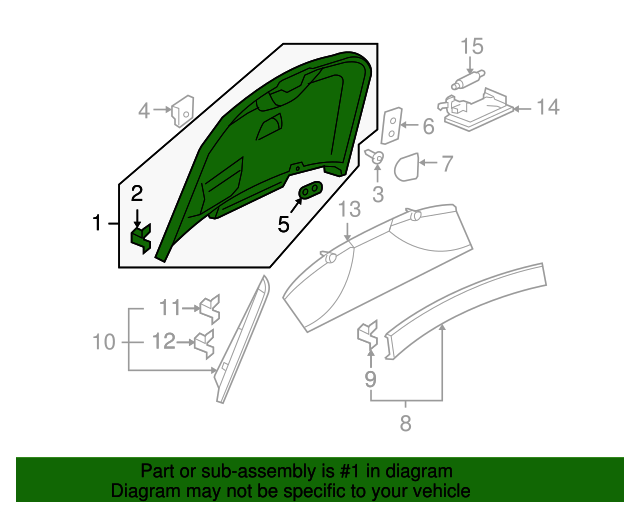 20062012 Porsche Cayman Lower Trim 98755509500FQR Porsche Marin