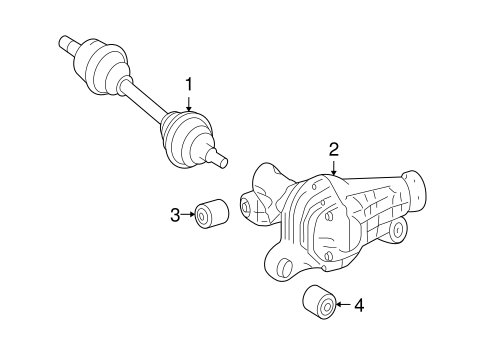 Front Axle & Carrier for 2011 Mercedes-Benz GL 550 #0