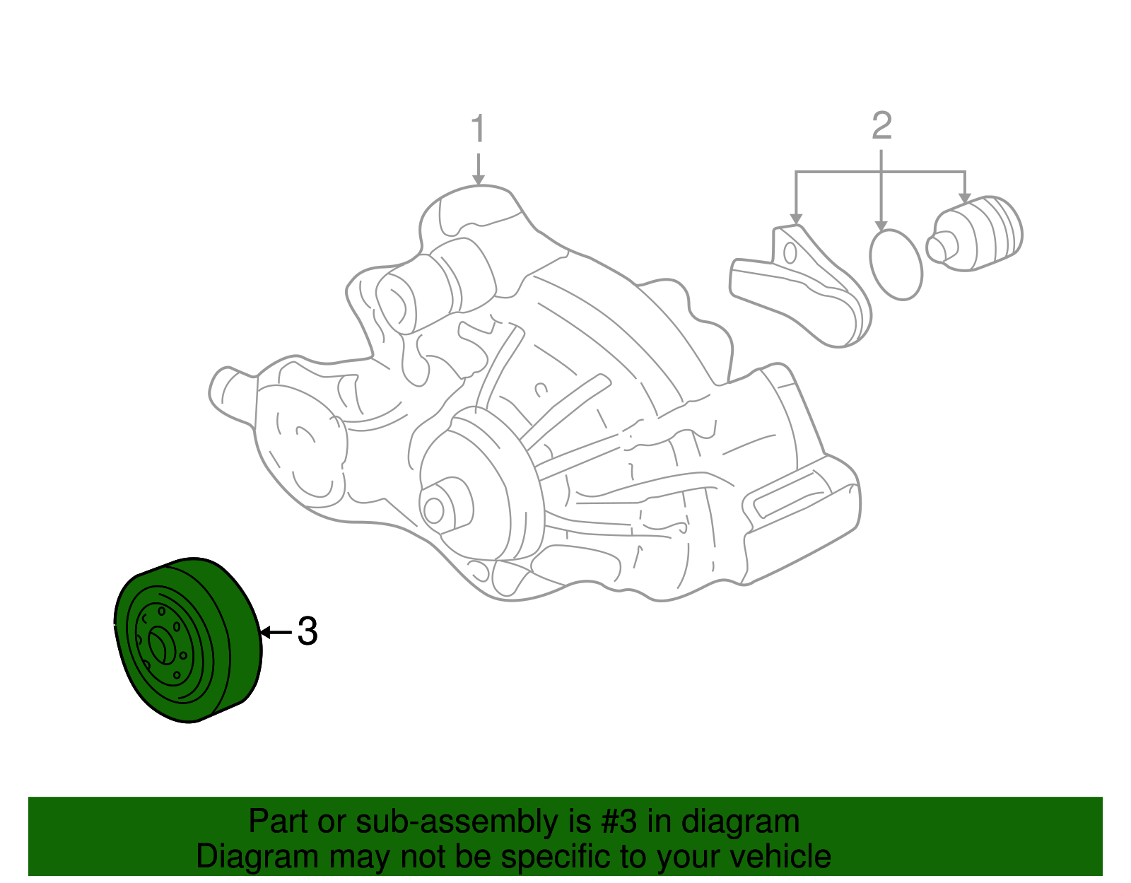 Pulley - GM (12556733)