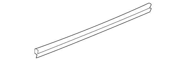 Front Passenger Side Door Window Inner Sealing Strip - GM (84362010)