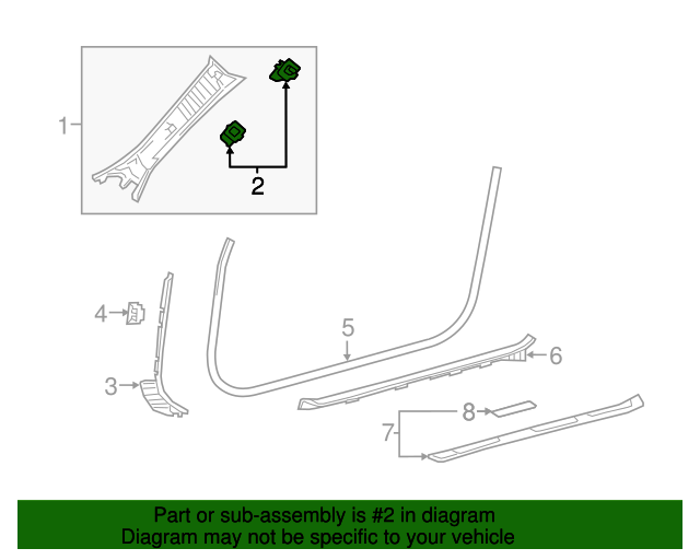 6221724020 Windshield Pillar Trim Clip 20152023 Lexus Longo Lexus
