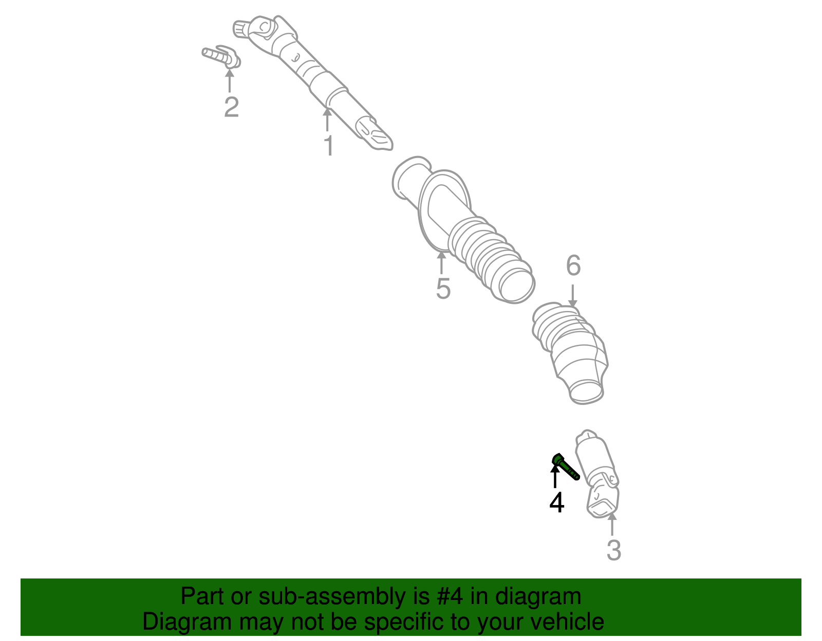 Steering Shaft Bolt - GM (11518143)