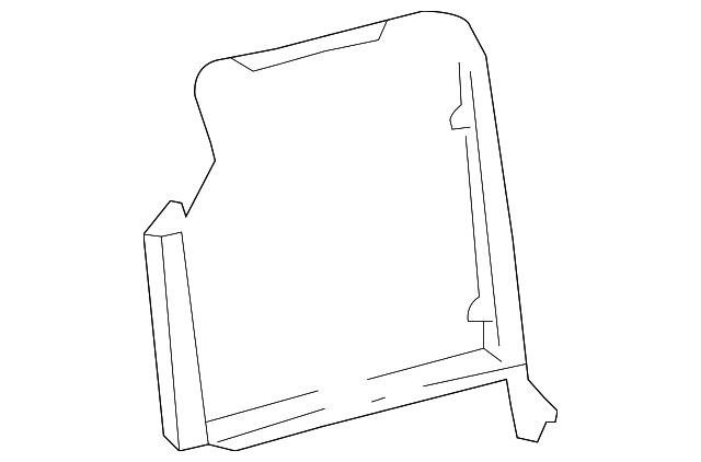 Driver Seat Back Inner Finish Panel - GM (88949370)