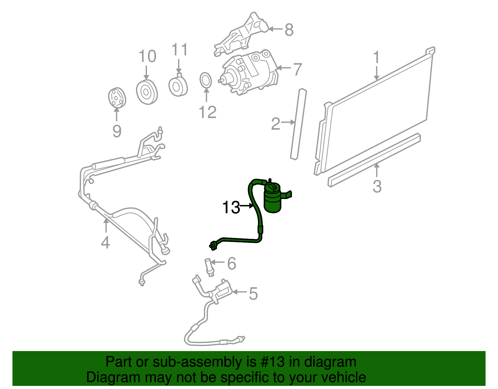 Motorcraft™ A/C Receiver Drier - Ford (YF-3353)