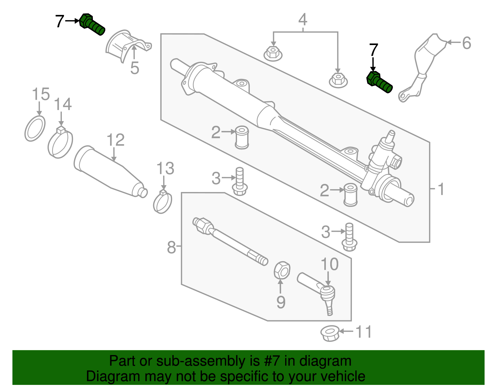 Headlight Level Sensor Bolt - Volkswagen (N-106-532-01)