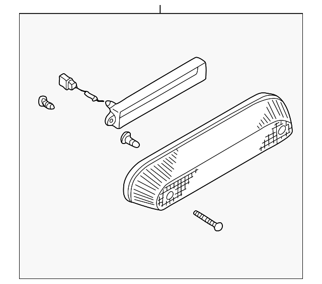 Genuine Nissan High Mount Lamp 26590-9Z400 | eBay