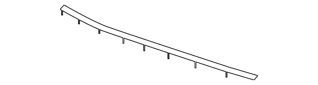Hood Rear Weatherstrip - GM (96622271)
