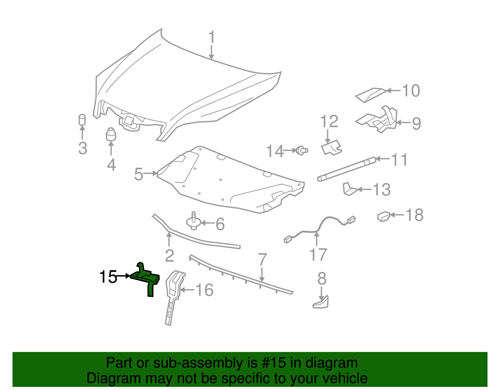 Hood Latch - GM (95443281)