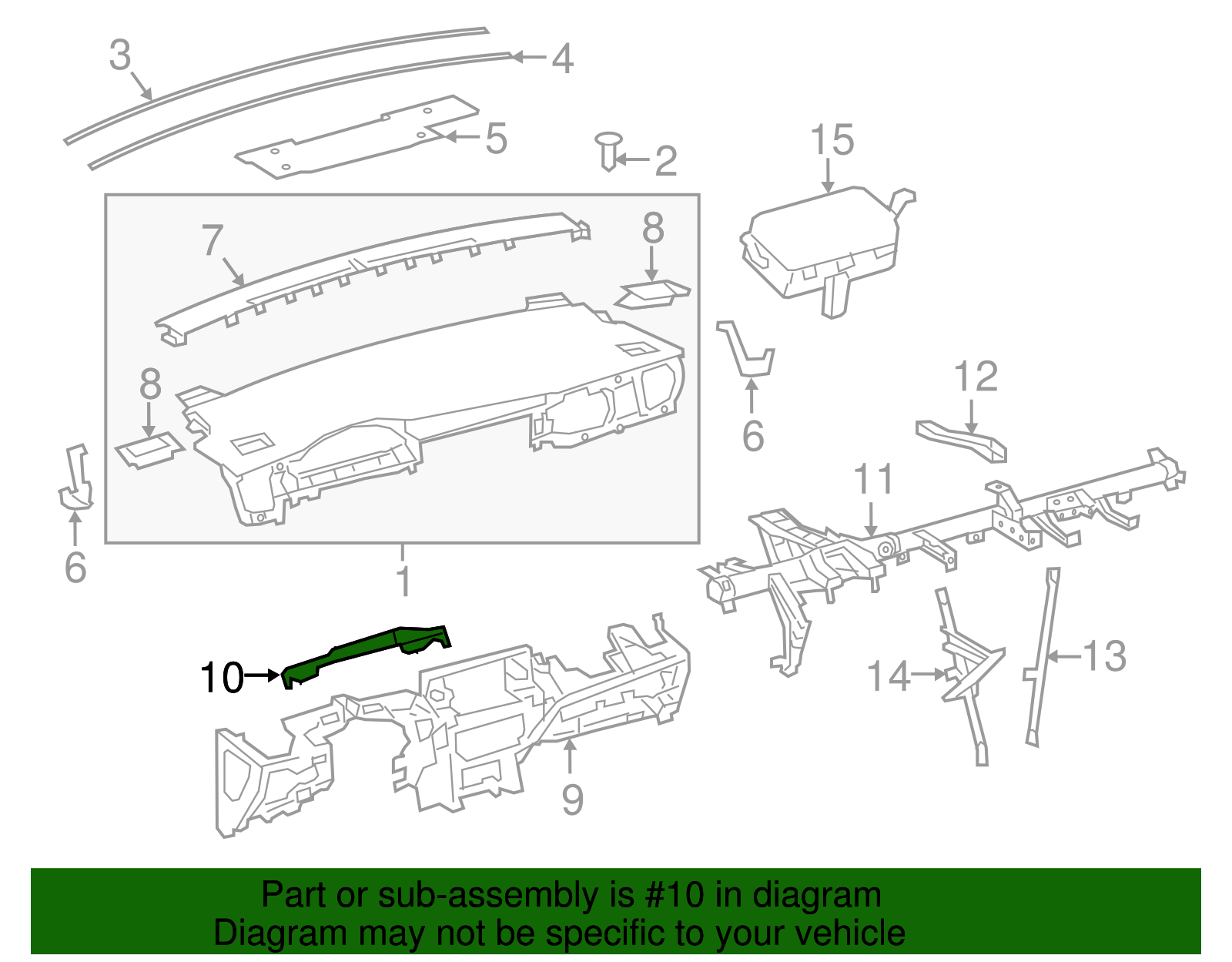 Lower Dash Panel Retainer - Scion (55416-12140)