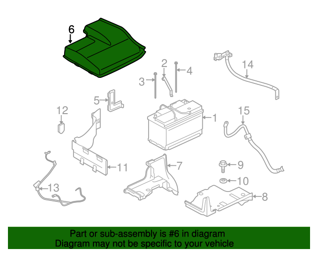 20102013 Land Rover Battery Cover LR018527 Land Rover of Raleigh