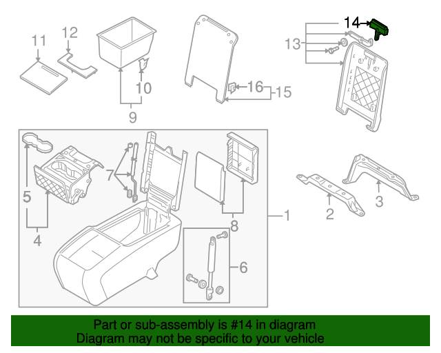4L08646456PS Button 20072015 Audi Q7 Audi Parts Store
