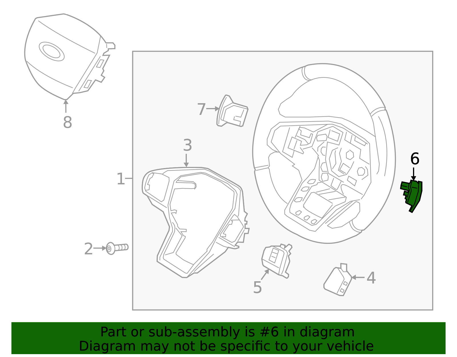Shift Paddle - Ford (LB5Z-3F884-BA)