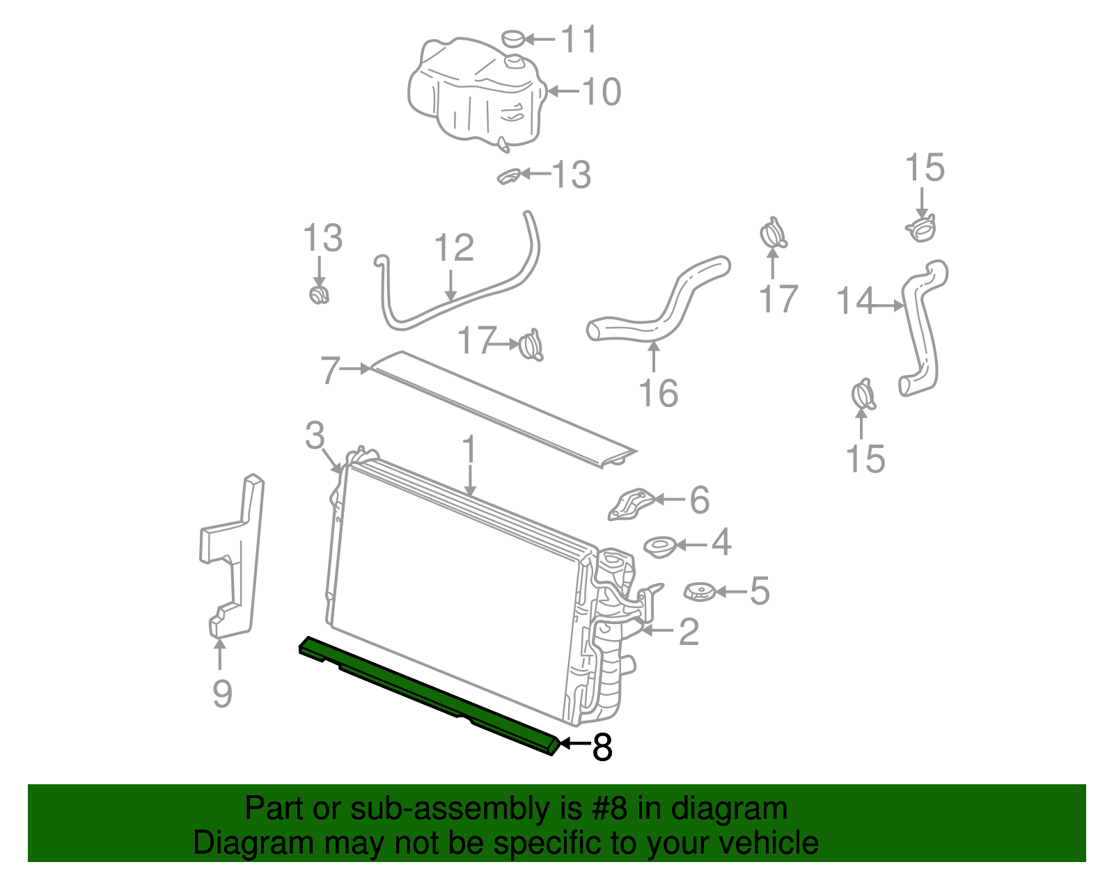 Lower Seal - GM (25713720)