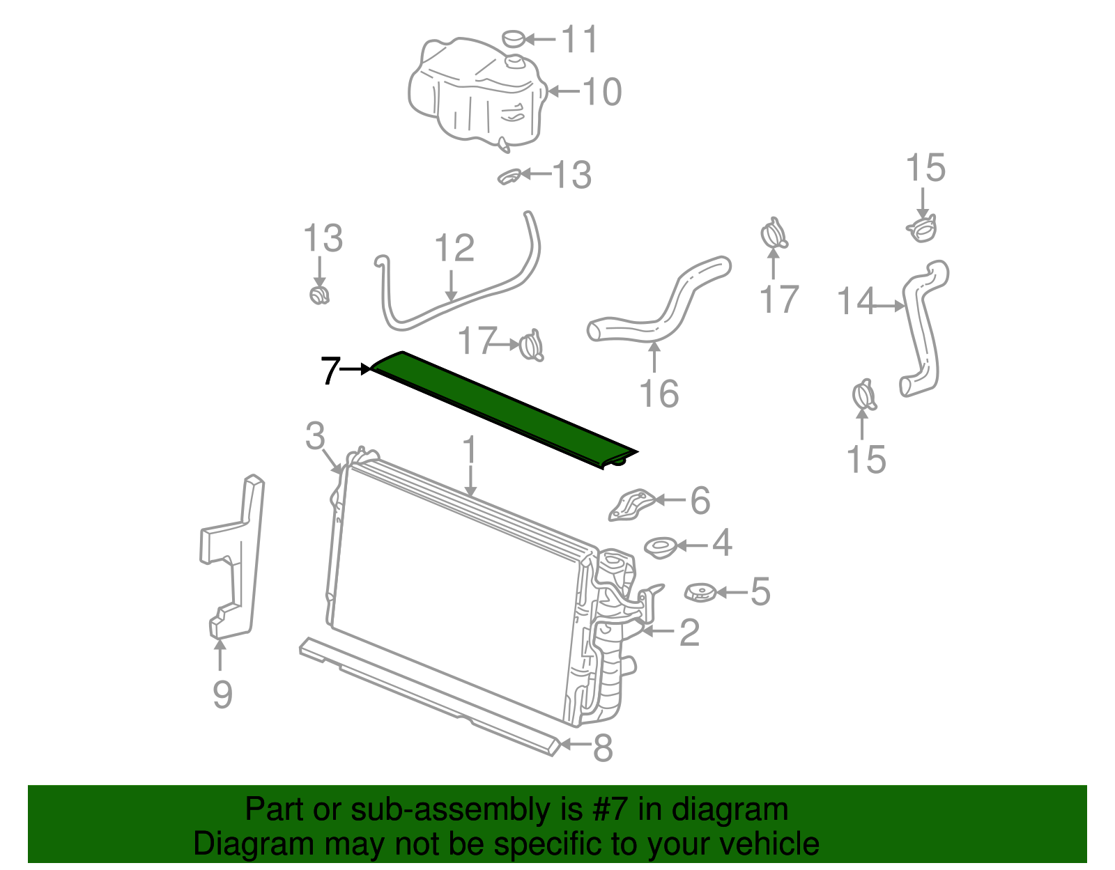 Upper Seal - GM (25654615)