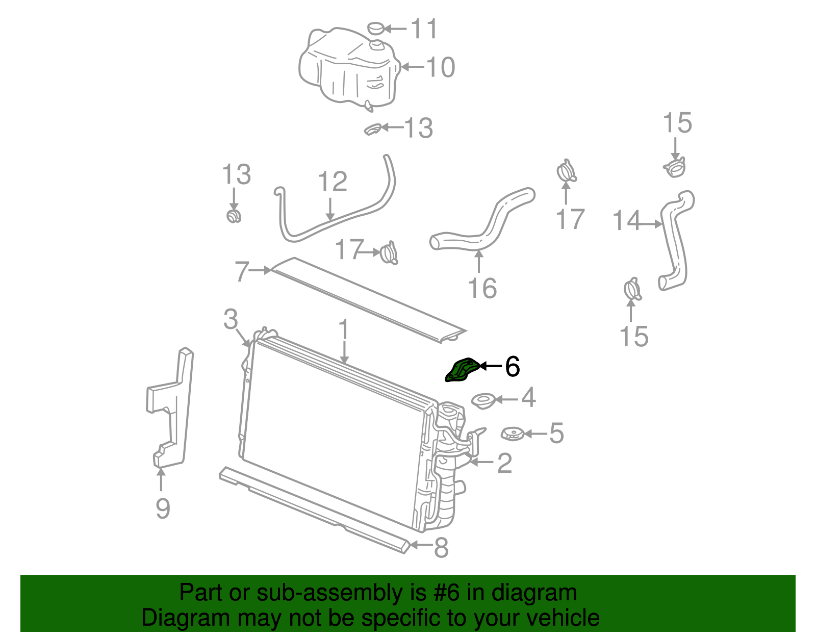 Mount Bracket - GM (25654617)