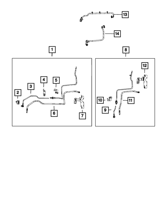 20182024 Jeep Fuel Line Bundle 52029784AC Mopar eStore