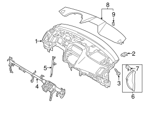 1997-2024 Mitsubishi Trim Panel Retainer Clip MR402859 | Mitsubishi ...