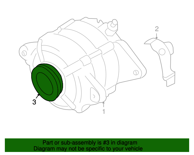 20012014 Subaru Alternator Pulley 23752AA100