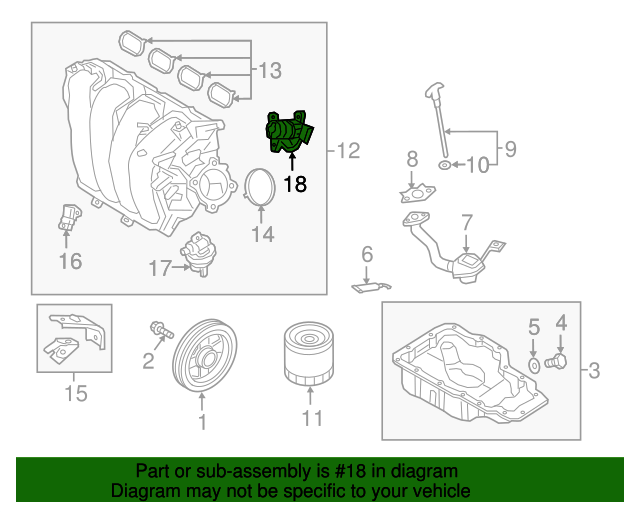 20122021 Hyundai Engine Variable Valve Timing (Vvt) Solenoid 243752E100 OEM Parts Online