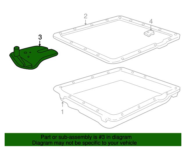 20062015 GM Automatic Transmission Fluid Filter Kit with Seal 24236931