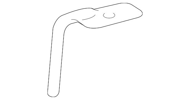 Baffle Assembly-Black Body Pillar Lower - GM (15072303)