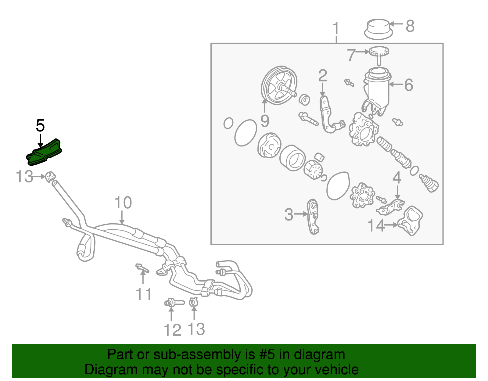Adjust Bracket - Scion (44446-52010)